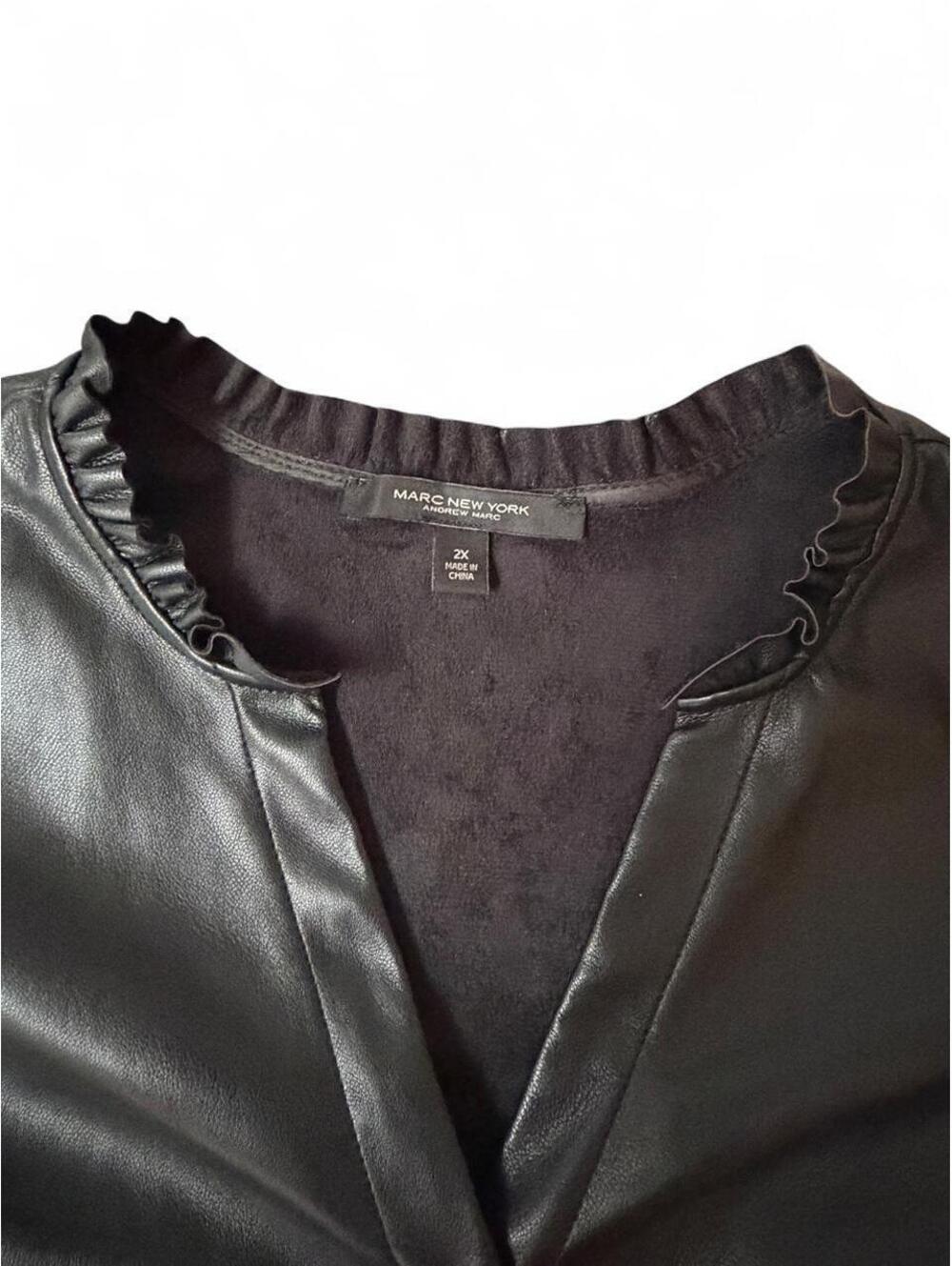 Marc New York Women's Black Blous - Picture 3 of 8